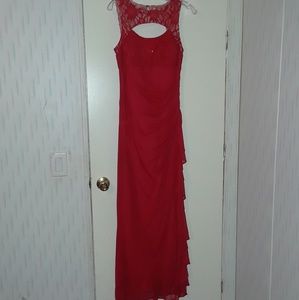 Beautiful red prom dress
